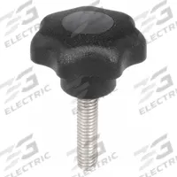 KIPP Hand Knob: 7 Point, Plastic w/ SS Thread, #10-32 Thread, 20 mm Thread Lg, 25 mm Dia (MPN K0154.4A1X20). Key specifications — Brand: KIPP.