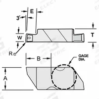 ULTRA-DEX USA Parting and Grooving Insert: NG-6R W.375 (MPN 913-000-330). Key specifications — attr257415: NG-6R W.375; attr257414: NG-6R W.375.