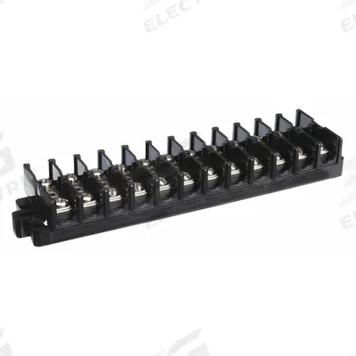 APPROVED VENDOR Barrier Terminal Strip: 12 Poles, 22 AWG – 6 AWG For Wire Sizes - Surface Mount Barrier Strips