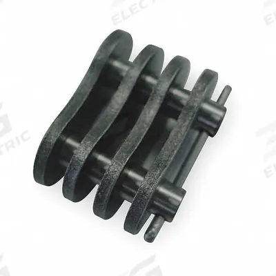 TSUBAKI Clevis Connector: BL646, 4 x 6, 3/4 in Pitch, 1.437 in Chain Overall Wd - Leaf Chain Clevis Connectors