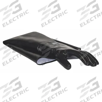 ECONOLINE Blasting Gloves: Left Hand, 7 in Dia x 33 in L - Blasting Cabinet Gloves