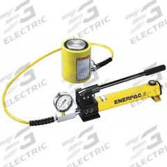 ENERPAC Low Profile Ram and Pump Set: 20 ton Cylinder Nominal Capacity, 1 3/4 in Cylinder Stroke (MPN SCL201H). Key specifications — attr96781: RCS201; attr96779: 6Z067 (Mfr. No. RCS201); attr96780: 6W462 (Mfr. No. P392); attr98877: ENERPAC.