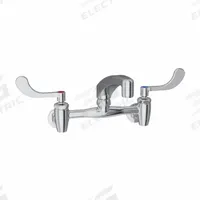 ELKAY Handle-Operated Faucet: Elkay®, Brass, Centerset, Wall, 2 Mounting Holes, 1.5 gpm Flow Rate (MPN LK940AT08T4S). Key specifications — Series: Elkay®; Brand: ELKAY.