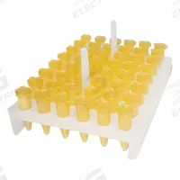 Tube Rack: Plastic, Clear, (48) Tubes, Benchtop (MPN B2000-4-T1520). Key specifications — Material: Plastic; Mounting Location: Benchtop; Color: Clear; Product Type: Test Tube Rack; Total Holding Capacity: (48) Tubes; Brand: BENCHMARK RESEARCH.
