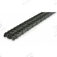 DAYTON Roller Chain: Double Strand, 50, 5/8 in Pitch, Steel, 10 ft Overall Lg, Riveted Pin, Steel (MPN 2YDY7)