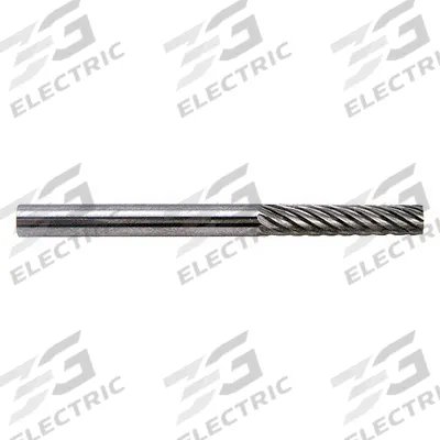 APPROVED VENDOR Carbide Bur: Cylinder, SA-11, Single Cut, 1/8" x 1/2" Head - Single-Cut Cylinder Burs