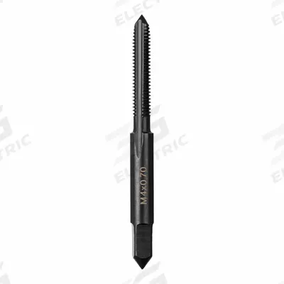MILWAUKEE Straight Flute Tap: M4x0.7 Metric, 2B, 4 Flute, Plug Chamfer - General Purpose Hand Taps