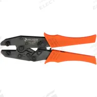 PALADIN Ratchet Crimper: For Coax Connectors/Modular Plug Connectors, Coax, 8 7/8 in Overall Lg (MPN PA1302). Key specifications — attr470438: Crimper; attr470441: Coax; attr470442: Modular Plug Connectors; attr542326: Clamshell; attr424247: PALADIN.