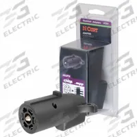 CURT Automotive Electrical Adapter: 7-Way Blade, 5-Way Flat, Plastic, 3 7/8 in Overall Lg (MPN 57251)