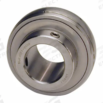 IPTCI BEARINGS Insert Bearing: SUC207-20, 1 1/4 in Bore, 72 mm OD, 0.787 in Outer Ring Wd - Food-Grade Spherical Insert Bearings