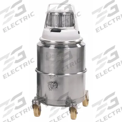 NILFISK Industrial Vacuum: Dry, Not HEPA Rated, 3 1/4 gal Tank Size, Stainless Steel - Cleanroom Vacuums