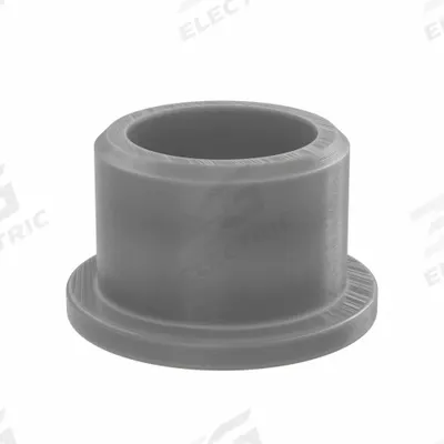 BUNTING BEARINGS Sleeve Bearing: MDS-Filled Nylon, 3/8 in Bore, 1/2 in OD, 3/8 in Overall Lg - Wear-Resistant Plastic Flanged Sleeve Bearings