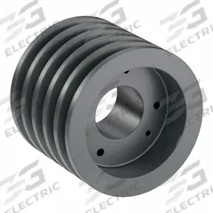 APPROVED VENDOR V-Belt Pulley: B46, 5 Groove, 4.95 in OD, Bushed Bore, SD, Quick Detachable (MPN 5B46SD). Key specifications — attr1318293: B46; attr1318301: 4.6 in (5L, B); attr1318291: 5L, B, or BX.