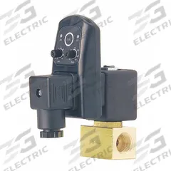 WILKERSON Drain Elec: WDV3-G12BL, Drain Valve