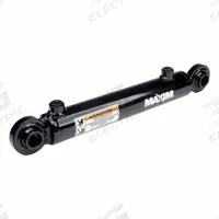 MAXIM Welded Hydraulic Cylinder: 2 in Bore Dia., 8 in Stroke Lg, 15 1/2 in Retracted Lg, 9,420 lb (MPN 400512). Key specifications — attr95618: Double Acting; attr98893: MAXIM.