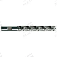 YG-1 Square End Mill: High Speed Steel, 4 Flute, 5/16" Mill Dia, 2" LOC, 3-3/4" OAL (MPN 06051)