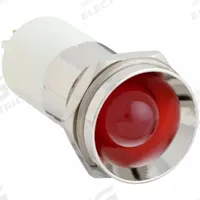 APPROVED VENDOR Protruding Panel Light: 16 mm Panel Mounting Hole Dia, LED, Red, Protruding Head (MPN 24M157). Key specifications — Brand: APPROVED VENDOR; Electrical Connection: 0.11 Male Quick Disconnect.