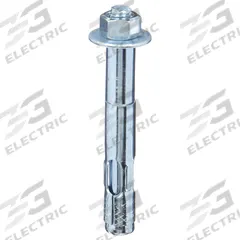 MKT FASTENING Sleeve Anchor: 6 in Overall Lg, 1/2 in Dia, 3/8"-16 Thread Size, Steel, Hex, 5 PK (MPN 1717000). Key specifications — Brand: MKT FASTENING.