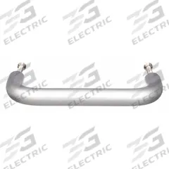 MONROE PMP Pull Handle: Threaded Holes, Aluminum, Silver, 1/4"-20 Screw Size, 0.75 in (MPN PH-0106). Key specifications — Brand: MONROE PMP; Projection Type: Non-Recessed; Material: Aluminum; Finish: Dull Anodized; Color: Silver; Folding Type: Fixed; Mounting Type: Threaded Holes; Screw Size: 1/4"-20.