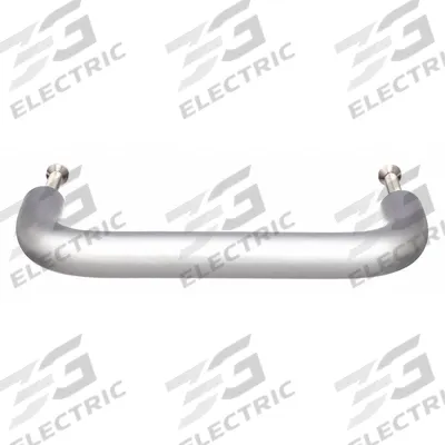 MONROE PMP Pull Handle: Threaded Holes, Aluminum, Silver, 1/4"-20 Screw Size - Standard Pull Handles
