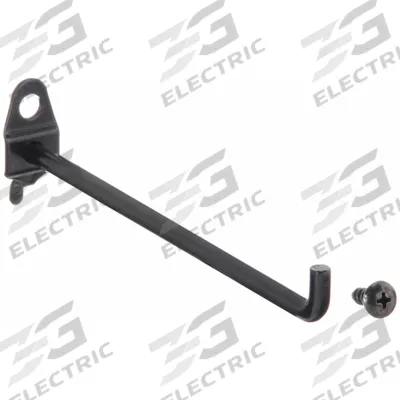 APPROVED VENDOR Single Rod Pegboard Hook: 1/4 in Peg Hole, For 1 in Pegboard Hole Spacing - Hooks for Round-Hole Pegboard