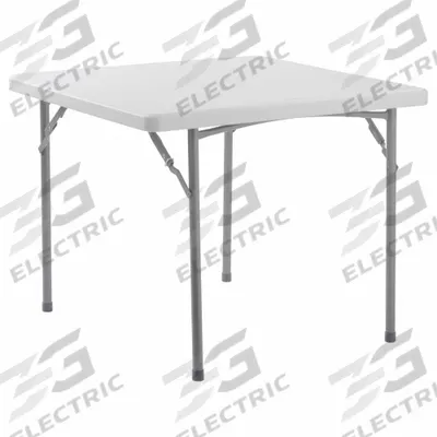 NATIONAL PUBLIC SEATING Folding Table: Square Table Shape, Speckled Gray Tabletop, 36 in Dp - Standard Folding Tables