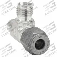 PARKER Compression Tee Fitting: 1/4 in OD x 1/8 in Pipe x 1/4 in OD Fitting Size, Stainless Steel (MPN 4-2-4 RBZ-SS). Key specifications — Compatible Fitting Brands: CPI™; Brand: PARKER.