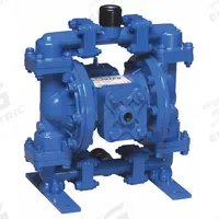 SANDPIPER Double Diaphragm Pump: Aluminum Body, 1/2 in, NPT Connection, 15 gpm, 289 ft Max. Head (MPN S05B1A1WANS000.). Key specifications — Brand: SANDPIPER; Seat Material: PE; Check Valve Material: Santoprene.