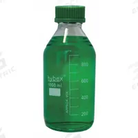 BENCHMARK SCIENTIFIC Media Bottle: 1 L, Screw-On, GL45, 215.9 mm, Assorted, Safety Coated (MPN B3000-1000-G). Key specifications — Closure Type: Screw-On; Mouth Size: Narrow; Screw Closure Size: GL45; Brand: BENCHMARK SCIENTIFIC; Body Color: Assorted.