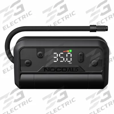 NOCO 12-Volt Tire Inflator: 130 psi Max Air Pressure, 5 psi Min Air Pressure - 12V Tire Inflators