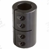 CLIMAX METAL PRODUCTS Rigid Shaft Coupling: 1 1/2 in Bore Dia 1, 1 in Bore Dia 2, Round, One-Piece (MPN ISCC-150-100). Key specifications — attr870032: Round; attr870041: Yes; attr870034: CLIMAX METAL PRODUCTS; attr870070: Inch; attr925532: Different Bore Dimensions.