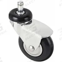APPROVED VENDOR Stem Caster: Swivel, No Brake, 3 in Wheel Dia., 1 in Wheel Wd, 4 in Mounting Ht, Std (MPN P7S-SRP030K-SG5). Key specifications — attr1111099: APPROVED VENDOR; attr1111095: Black; attr1176855: Swivel.