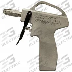 EXAIR Safety Air Gun: Ergonomic Grip, Cast Aluminum, 1/4 in Female NPT, Straight, 71 dBA Sound Level (MPN 1699). Key specifications — attr1328526: Cast Aluminum; attr1328500: 1103 Air Nozzle; attr1328508: EXAIR; attr1328515: No; attr1328533: Yes.