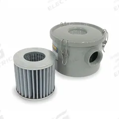 SOLBERG Vacuum Filter: 5 micron Rating, 99% Efficiency, 7 5/16 in Outside Dia, 6 1/2 in Overall Ht (MPN CSL-849-150HC). Key specifications — attr101190: CSL-849-150HC; attr101197: 6JD26; attr101198: VFZ501A-7W; attr101207: Carbon Steel; attr101193: SOLBERG.
