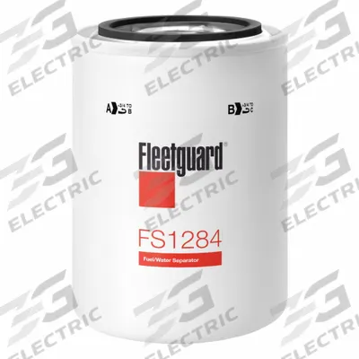 FLEETGUARD Fuel Filter: Cartridge, 5 1/4 in Overall Lg, 3 11/16 in Outside Dia - Can-Type Fuel/Water Separators