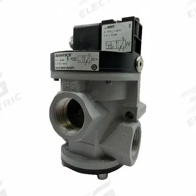 AVENTICS Solenoid Air Control Valve: Three-Way / Two-Position, Female 1 in NPT, Female 1 in NPT - Aventics Inline Poppet Valves