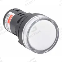 DAYTON Raised Panel Light: 22 mm Panel Mounting Hole Dia, LED, Raised Head (MPN 22NY99). Key specifications — Brand: DAYTON; Electrical Connection: M3.5 Screw.