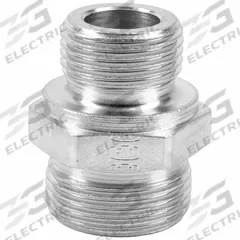ERMETO Compression Fitting Adapter: 20 mm OD Size, G 1/2 A Thread Size, BSPP x Compression, Steel (MPN GE20SR1/2CFX). Key specifications — Brand: ERMETO; Series: Ermeto DIN.