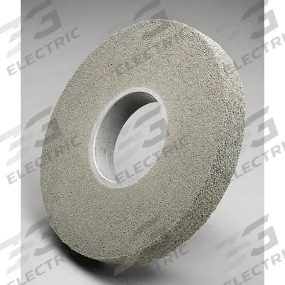 SCOTCH-BRITE Convolute Wheel: 8 in Dia x 1 in W, 3 in Arbor, Silicon Carbide, Fine, Hard (9) - Deburring Wheels for Stainless Steel & Nickel Alloys