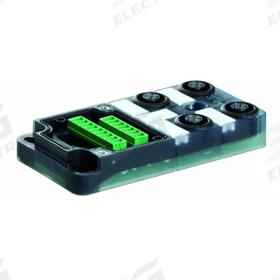 MURRELEKTRONIK M12 distribution block: EXACT12, 4 Ports - Passive Sensor Junction Blocks without Homerun Cable