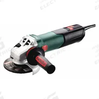 METABO Angle Grinder: 120V AC, 5 in Dia, 12 A, Mechanical, 9,600 RPM Max Speed, 13 3/4 in Overall Lg (MPN T 13-125). Key specifications — attr1324918: (1) Bare Tool; attr1256153: METABO; attr1256155: 120V AC.