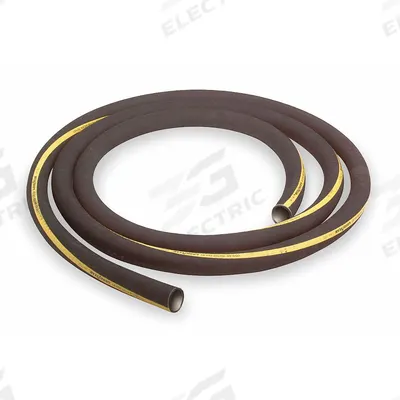CONTINENTAL Water Suction Hose: 1 1/2 in Hose Inside Dia., 125 psi, Black - EPDM Bulk Water Suction & Discharge Hoses with Spiral-Plied Synthetic Fabric Reinforcement