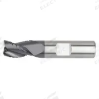 WIDIA HANITA Roughing End Mill: Carbide, AlTiN Coated, 3 Flute, 1/2" Mill Dia, 1-1/4" LOC, 0.03" Rad (MPN 4Q0313015BW)