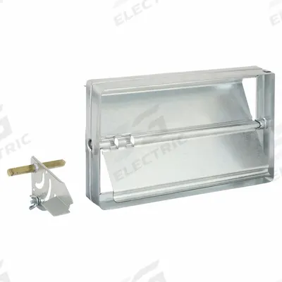 Dayton 5.75"H 11 3/4"W 2"L Steel Balancng Dampr: 11 3/4 in H, 5 3/4 in W, 1 7/8 in L - Rectangular Manual Balancing Dampers