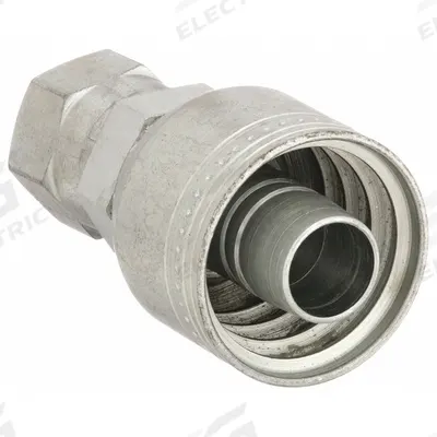 AEROQUIP Hydraulic Crimp Fitting: Steel x Steel, Straight, -16 For Hose Dash Size - Aeroquip Crimp Hydraulic Hose Fittings with JIC Connection
