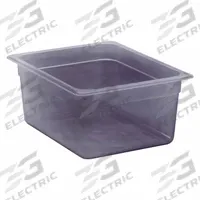 CAMBRO Food Pan: Half Size, Rectangular, 9.4 qt Capacity, NSF Certified, 12 3/4 in Overall Lg (MPN CA26PP190). Key specifications — Brand: CAMBRO; Dishwasher Safe: Yes; NSF Certified: Yes; Product Type: Food Pan; Manufacturer Part Number: CA26PP190.