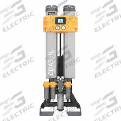 PARKER Desiccant Dryer: 1/2 in NPT, 58 cfm, 232 psig Max Op Pressure, 5 psi Pressure Drop, 2 A (MPN CDASHL060-40N16AE). Key specifications — attr110204: 85 to 265V; attr110148: PARKER.