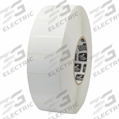 ZEBRA Barcode Printer Labels: 2 in Label Wd, 1 in Label Ht, White, 3 in Core Dia. - Industrial Thermal Transfer Labels