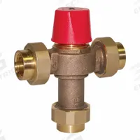 WATTS Thermostatic Mixing Valve: 1/2 in Inlet Connection Size, 1/2 in Outlet Connection Size, Brass (MPN 1/2 LF 1170-UT-2-1/2"). Key specifications — Includes: Locking Mechanism; Brand: WATTS.