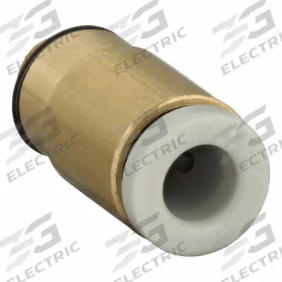 SMC Push-Fit Adapter Fitting: 4 mm OD x 5 mm Pipe Size, Push-to-Connect x Metric - Polybutylene & Brass Tube Fittings